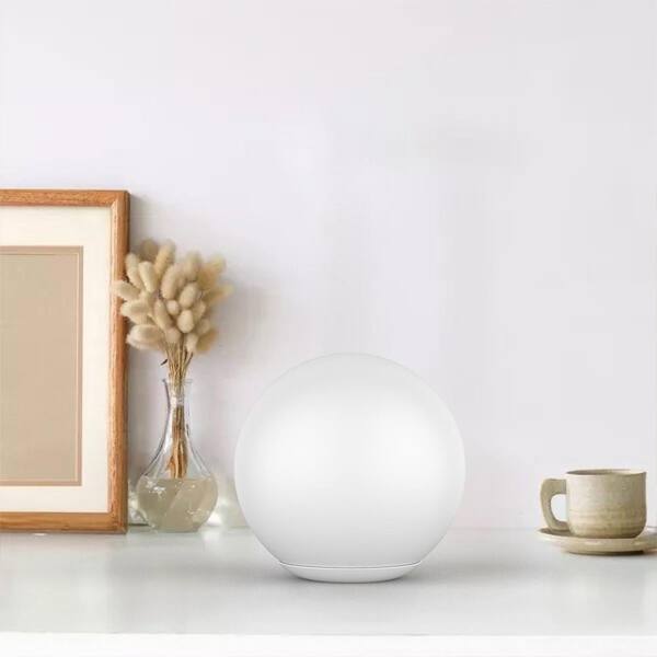 Hampton Bay 8 in. Color Changing LED Glow Ball Lamp RS053212 - The