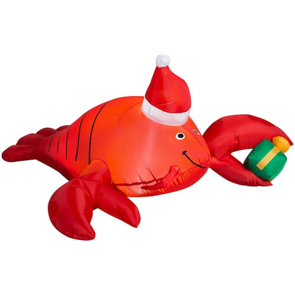 Airblown 2.17 ft. Pre-lit Inflatable Christmas Lobster