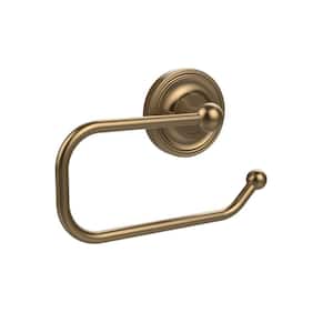 Regal Collection European Style Single Post Toilet Paper Holder in Brushed Bronze