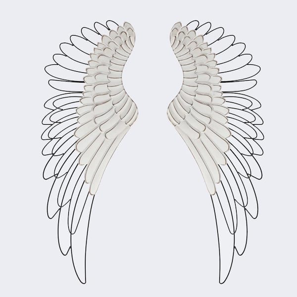 Angel Wings Wall Decor 56 Off Hcb Cat - Angel Wings Home Decor