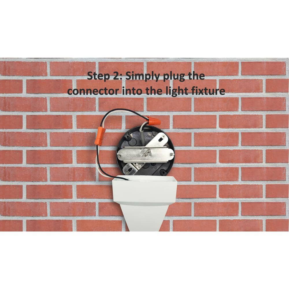 White LED Motion Sensor Security Flood Light