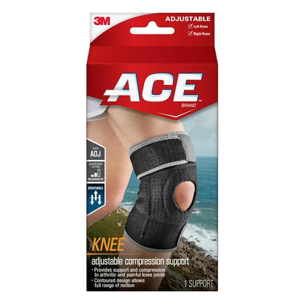 3PC Knee Brace Set Built-in Full Leg Compression Sleeve Knee Pain