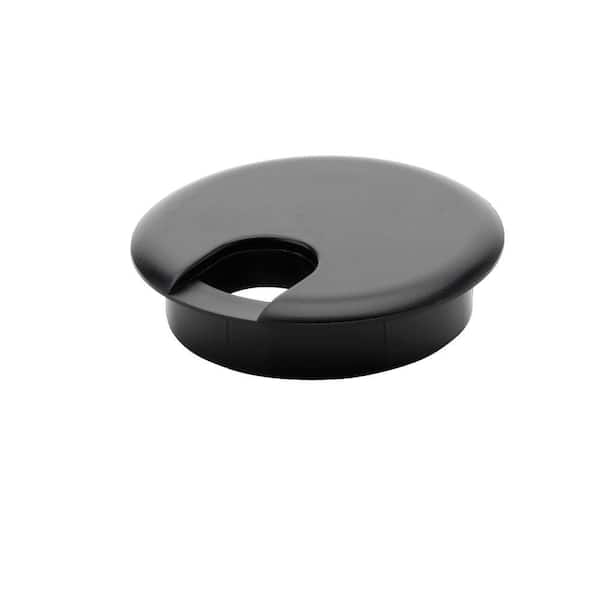2.5 Inch Desk Hole Cover Low Profile Black 