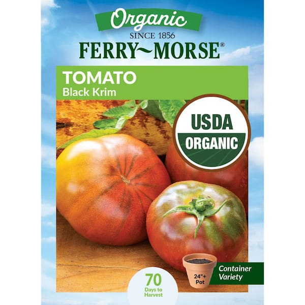 Organic Tomato Black Krim Heirloom Fruit Seeds