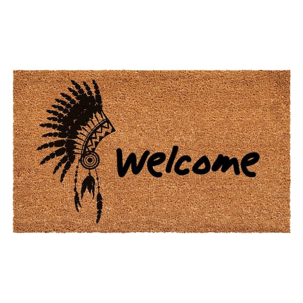Calloway Mills Indian Bonnet Doormat, 24" x 36"