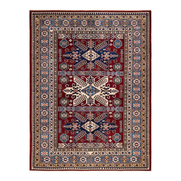 Solo Rugs Tribal One-of-a-Kind Bohemian Red 5 ft. 1 in. x 6 ft. 7 in. Tribal Area Rug