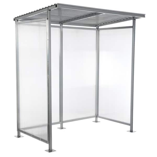 Vestil Smoking Shelter Bus Stop SSH-7939-80 - The Home Depot