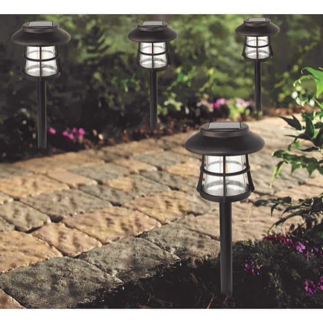 Solar Bronze Diecast Outdoor Integrated LED 2700K 15-Lumens Warm White Landscape Path Light with Seedy Glass Lens price history on PriceWatchPro