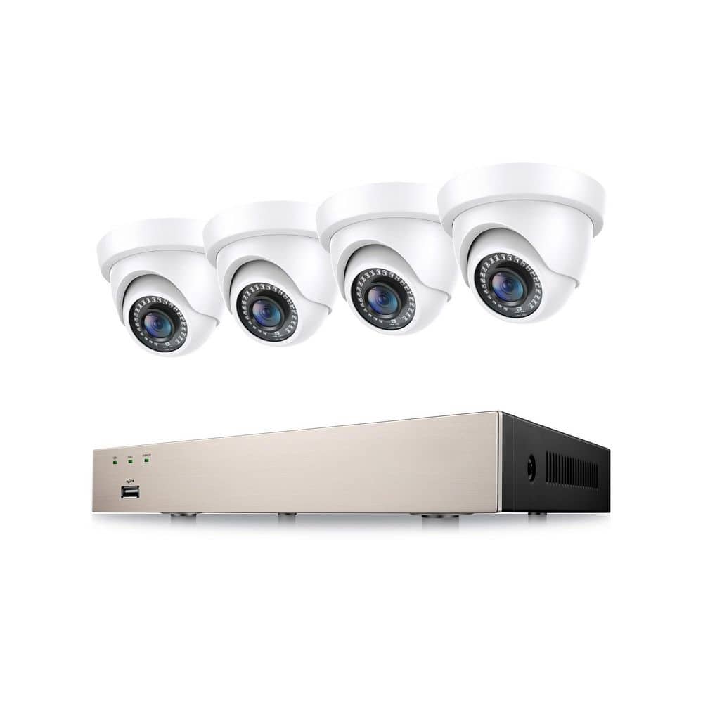 3K 8-Channel HD-TVI Security Camera System w/ AI Human/Vehicle Detection, I