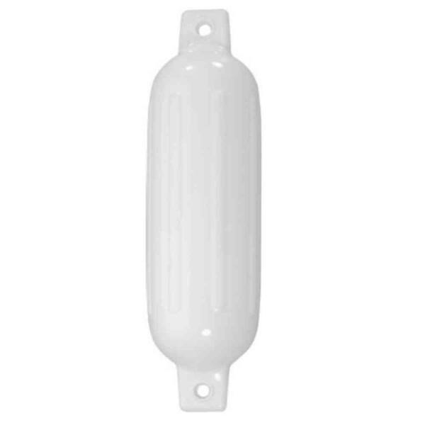 Patriot Docks 4.5 in. x 16 in. White Inflatable Twin Eye Fender