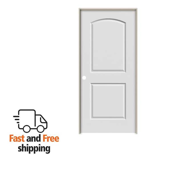 MMI DOOR 36 in. x 80 in. Smooth Caiman Left-Hand Solid Core Primed