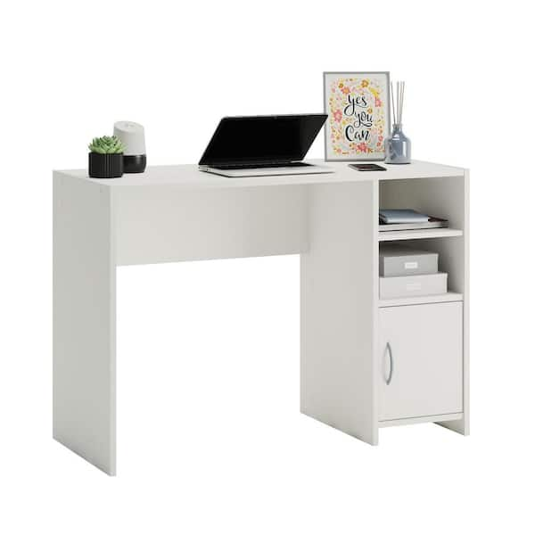 sauder beginnings computer desk white