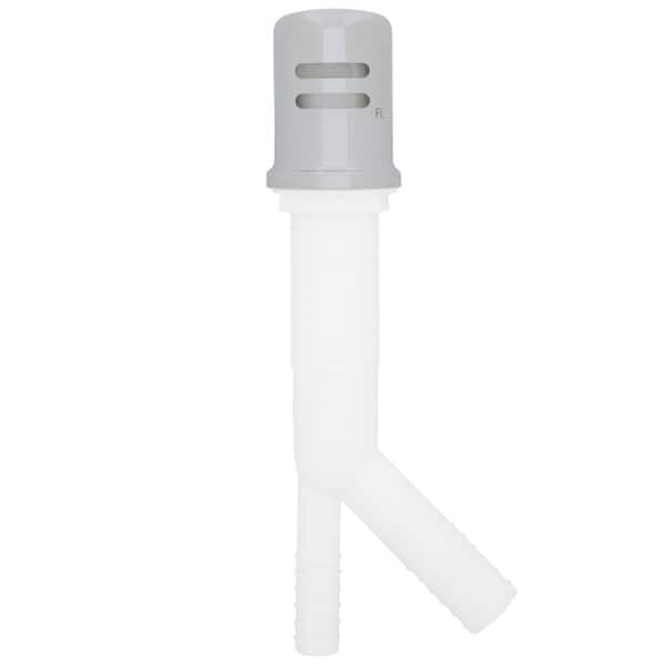 Westbrass 1-3/4 in. Air Gap Kit with Skirted Brass Cap in Polished Chrome