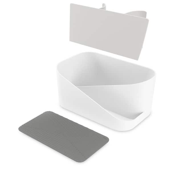 Umbra Glam Hair Tool Organizer White Charcoal