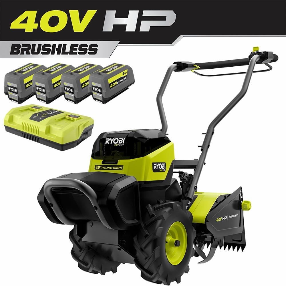Reviews for RYOBI 40V HP Brushless 18 in. Battery Powered Rear Tine