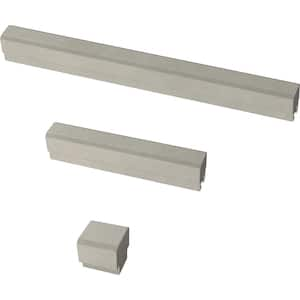 Tapered Edge Adjusta-Pull 1 to 4 in. (25 to 102 mm) Classic Satin Nickel Adjustable Drawer Pull