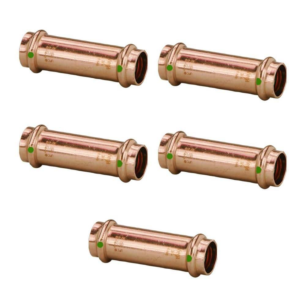 ProPress 3/4 in. Press Copper Extended Coupling No Stop (5-Pack) price history on PriceWatchPro