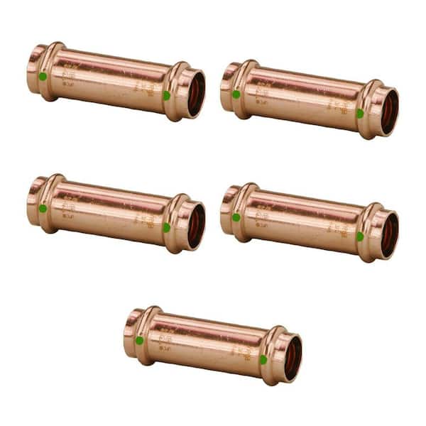 Viega ProPress 3/4 in. Press Copper Extended Coupling No Stop (5-Pack)