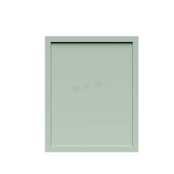 Slim Shaker 12 in. W x 12 in. H x 0.75 in. D Decor Door in Green