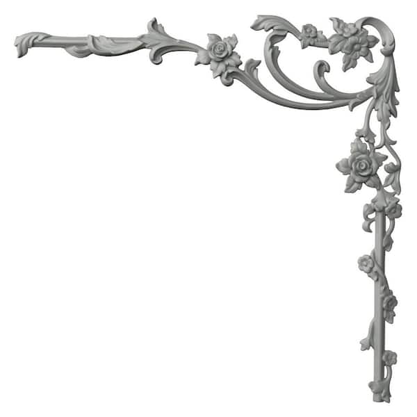 Ekena Millwork 0.75 in. x 21.125 in. x 21 in. Polyurethane Applique and Onlay Moulding