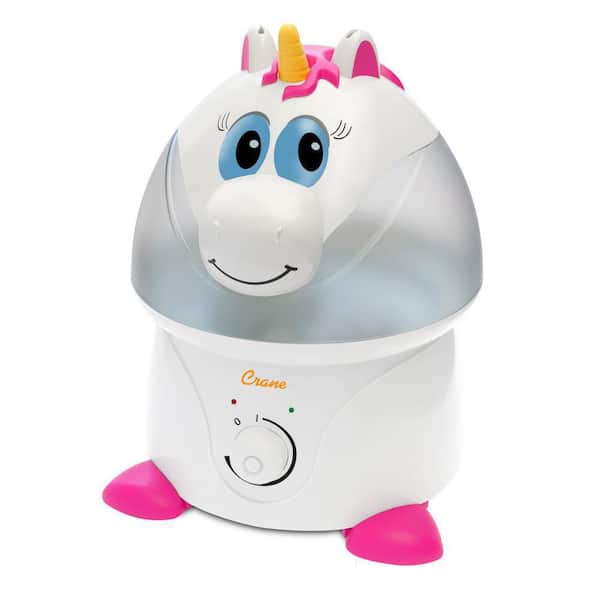 Crane 1 Gal. Adorable Ultrasonic Cool Mist Humidifier for Medium to Large Rooms up to 500 sq. ft. - Unicorn