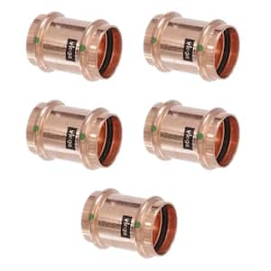 ProPress 1-1/4 in. Press Copper Coupling No Stop (5-Pack)