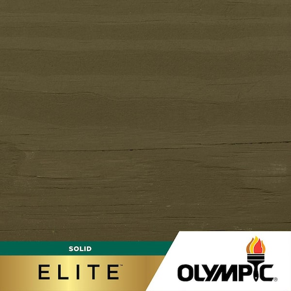 Olympic Elite 1 gal. Bayberry Solid Advanced Exterior Stain and Sealant in One