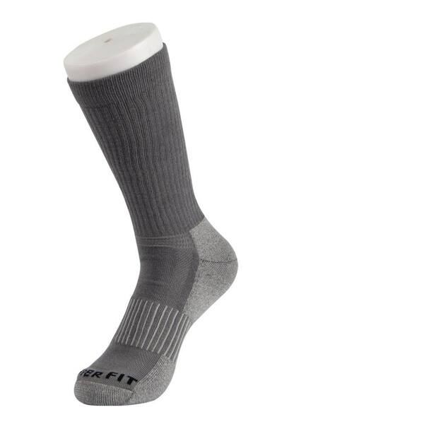 COPPER FIT Men's S/M Grey Work SocksCFWSGYSM The Home Depot