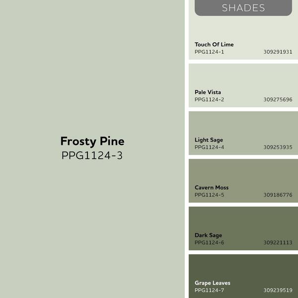 Glidden Premium 1 gal. PPG1124-3 Frosty Pine Eggshell Interior