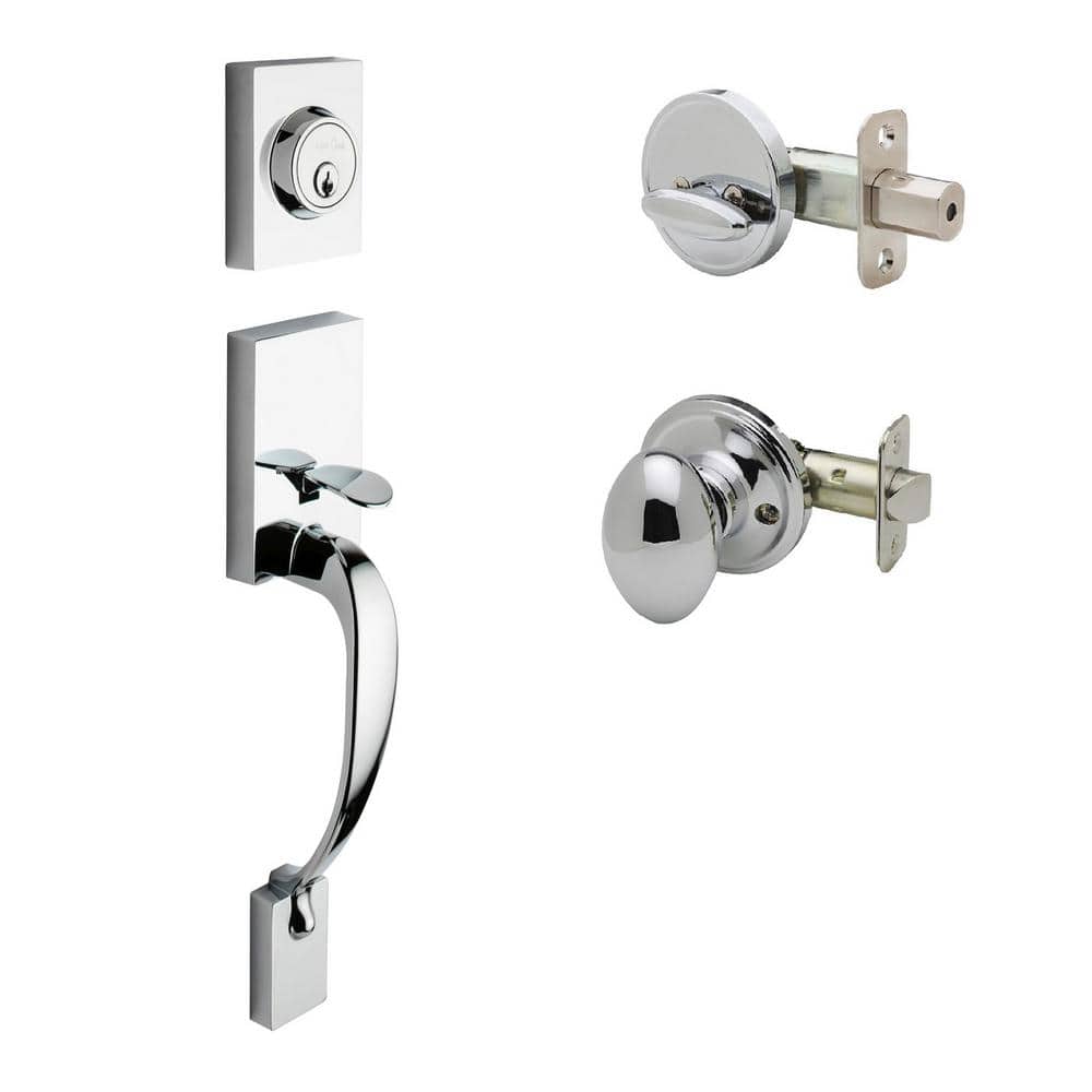 Fashion Polished Stainless Door Handleset and Egg Knob Trim price history on PriceWatchPro