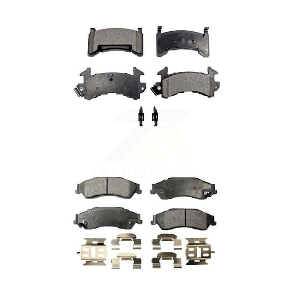 TEC Front Rear Ceramic Brake Pads Kit For Chevrolet S10 GMC Sonoma Blazer Jimmy Isuzu Hombre KTC-100239