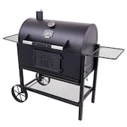 Judge Charcoal Smoker Grill in Black with 540 sq. in. Cooking Space