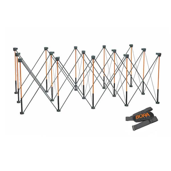 48 in. x 96 in. x 36 in. H Steel Tall Centipede Work Support Sawhorse