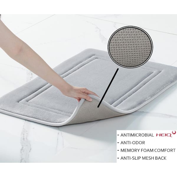 Buy WIDERZONE 60*40 cm Water Absorbent mats for Bathroom,Memory