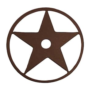 3-1/8 in. Dia Oil Rubbed Bronze Texas Star Decorative Roller Cover