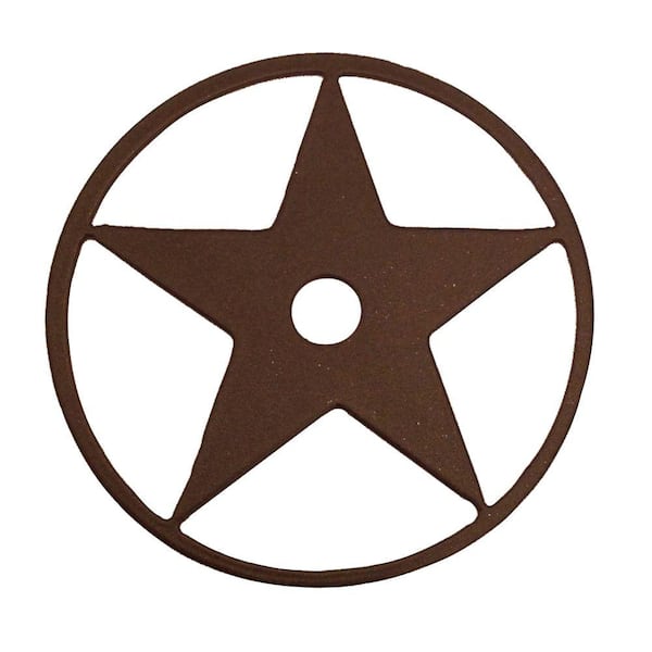 Quiet Glide 3-1/8 in. Dia Oil Rubbed Bronze Texas Star Decorative Roller Cover