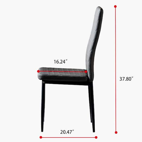 Average dining chair online seat height