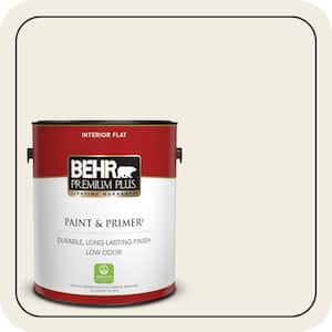 1 gal. #12 Swiss Coffee Flat Low Odor Interior Paint & Primer