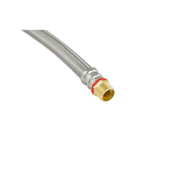 3/4 in. FIP x 7/8 in. Compression x 18 in. Stainless Steel Water Heater Supply Line 3/4 in. FIP x 7/8 in. Compression x 18 in. Stainless Steel Water Heater Supply Line