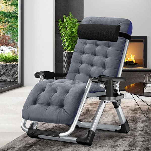 BOZTIY Folding Zero Gravity Chair Metal Recliner Outdoor