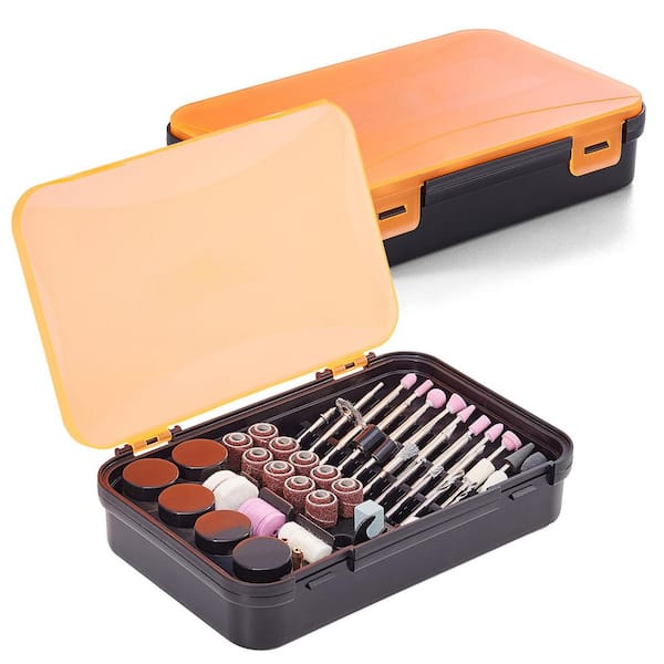 SKYSHALO Rotary Tool Accessory Kit, 1/8 in. Dia Shank, Fitment Power Rotary Tool Accessories Set, 357-Pieces Accessories Kit