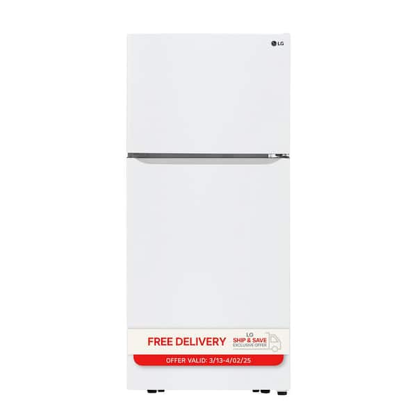 30 in. W 20 cu. ft. Top Freezer Refrigerator w/ Multi-Air Flow and Reversible Door in White, ENERGY STAR