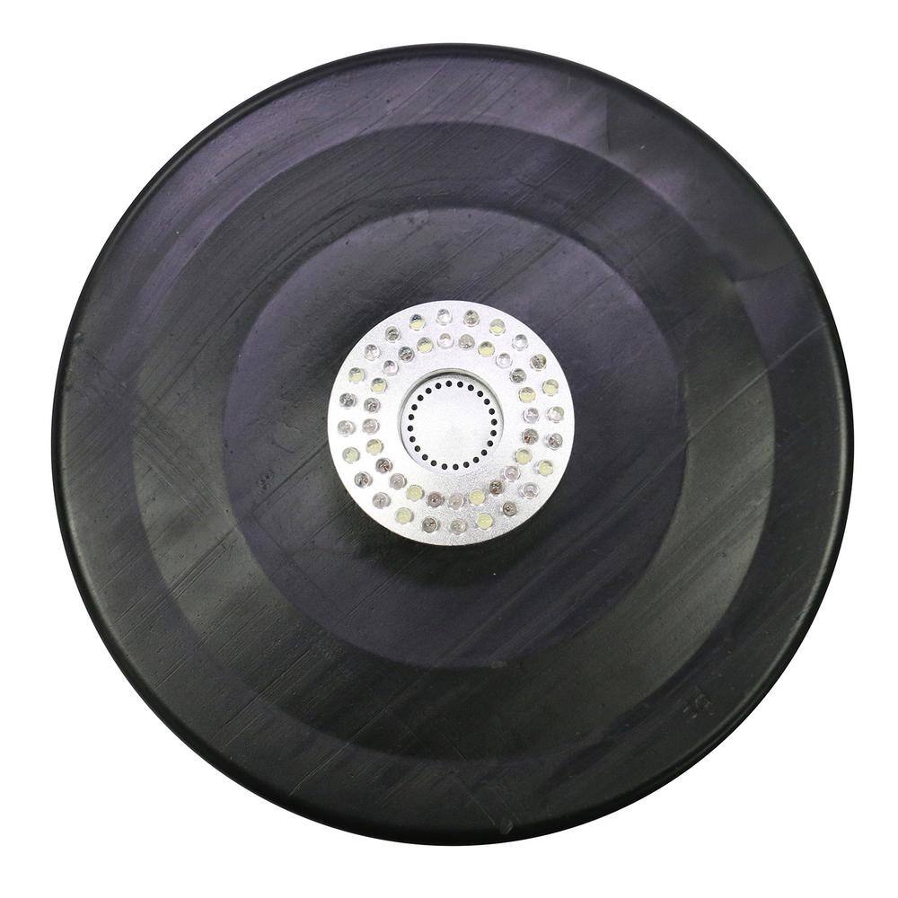 Black Floating Spray Fountain with LED Lights and Pump