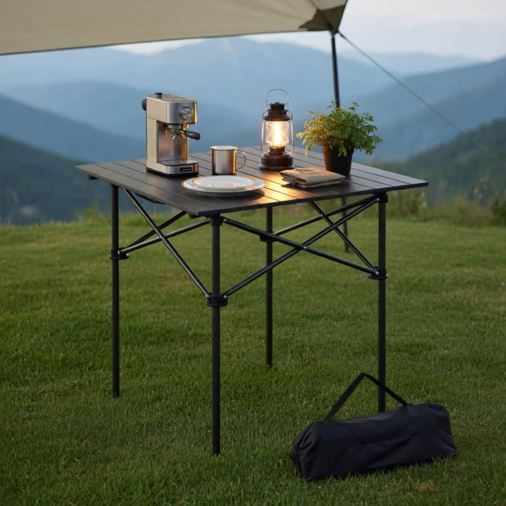 WHITEBASECAMP CAMPHILLS シェルコン カーボン テーブル Kadyn Roll-up aluminum camping table with lightweight metal frame