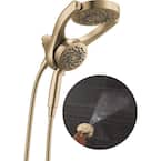 Delta HydroRain Gold with Cleaning Spray 5-Spray Dual Wall Mount