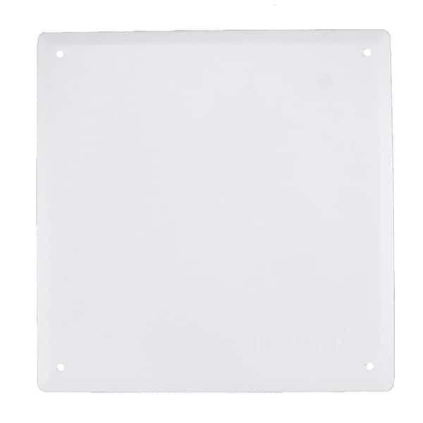 Leviton 14 in. Structured Media Enclosure and Flush Mount Cover, White ...