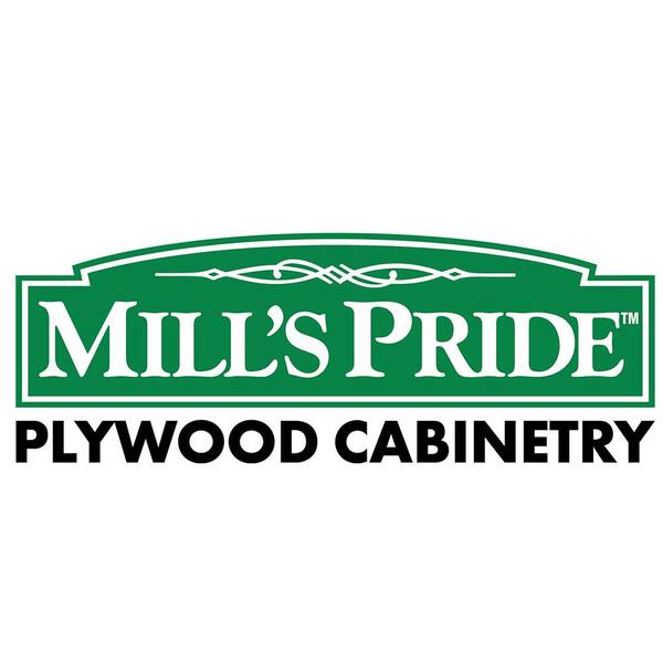MILL'S PRIDE Richmond Verona White Plywood Shaker Stock Ready to Assemble Wall Kitchen Cabinet Soft Close 15 in W x 12 in D x 42 in H