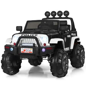 Kids Ride-On Truck RC Car Spring Suspension with Lights Music Trunk