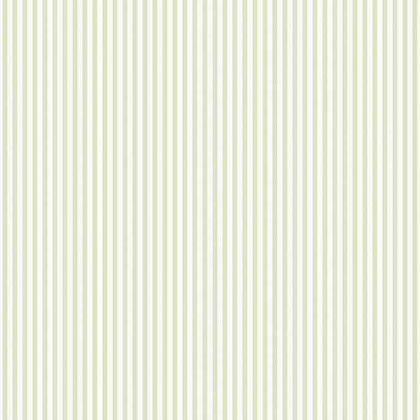 Unbranded Smart Stripes 3 Green/White Shirt Stripe Matte Finish Non-Pasted Vinyl on Non-Woven Wallpaper Sample