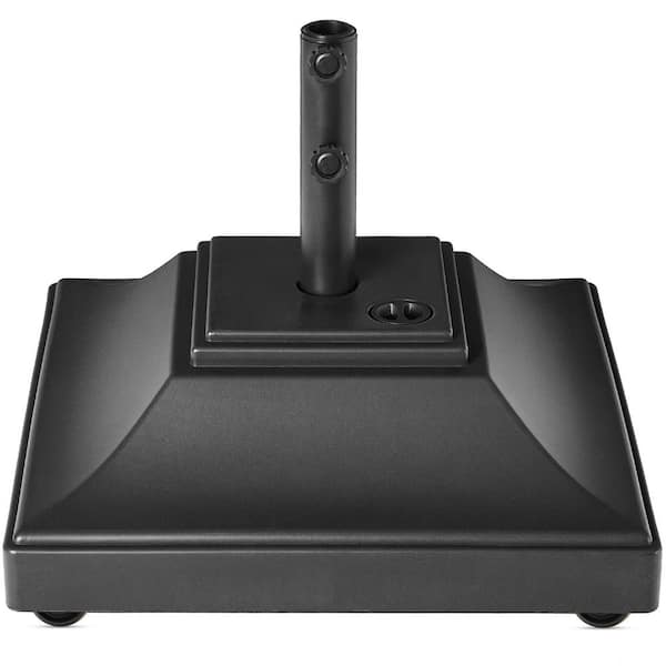 Unbranded HDPE Plastic Patio Umbrella Base in Black